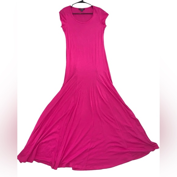 Ralph Lauren Pink Maxi Shortsleeve Dress Women’s SP small Petite - Picture 6 of 11
